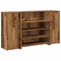 Miniatyrbillede 3 af 11: vidaXL receptionsskranke 180x50x103,5 cm konstrueret træ antikt træ