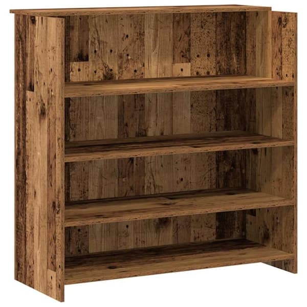 vidaXL receptionsskranke 180x50x103,5 cm konstrueret træ antikt træ