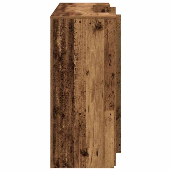 vidaXL receptionsskranke 180x50x103,5 cm konstrueret træ antikt træ