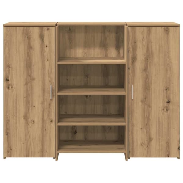 vidaXL receptionsskranke 135x50x103,5 cm konstrueret træ kunsteg