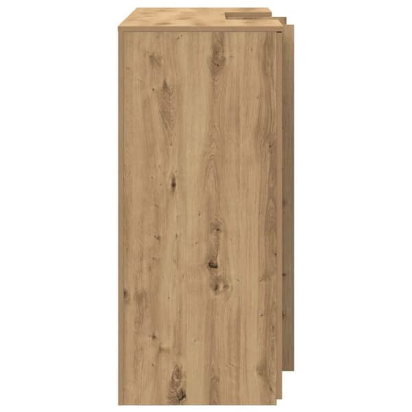 vidaXL receptionsskranke 135x50x103,5 cm konstrueret træ kunsteg