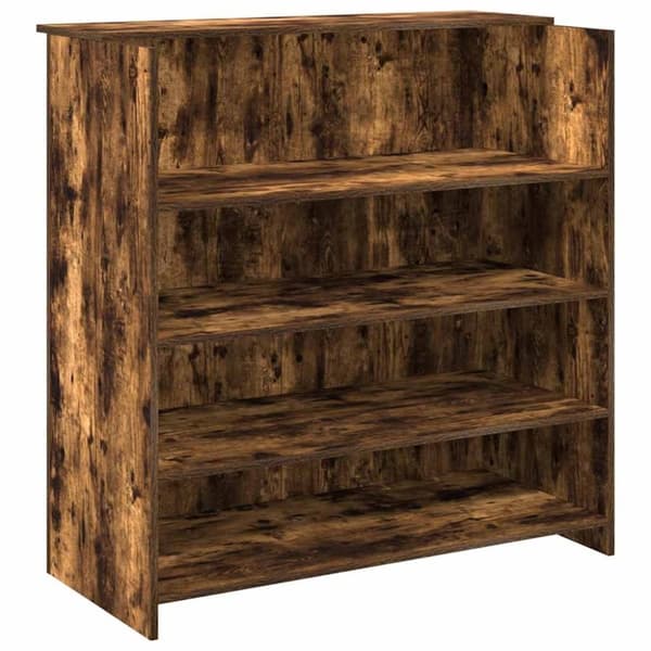 vidaXL receptionsskranke 100x50x103,5 cm konstrueret træ
