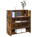 Miniatyrbillede 2 af 11: vidaXL receptionsskranke 100x50x103,5 cm konstrueret træ
