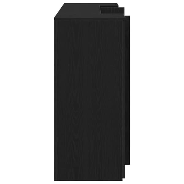 vidaXL receptionsskranke 180x50x103,5 cm konstrueret træ sort-eg