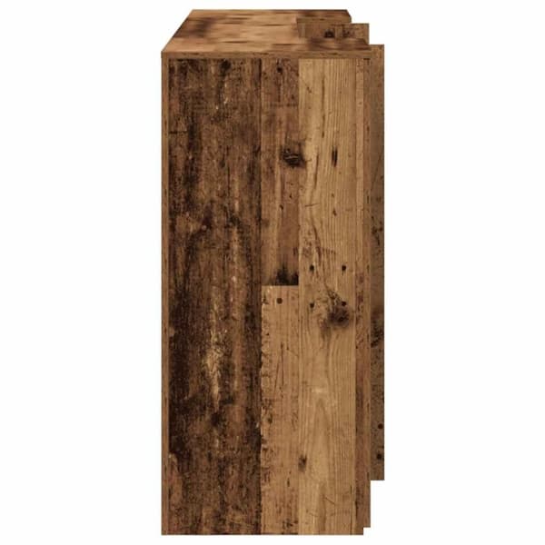 vidaXL receptionsskranke 200x50x103,5 cm konstrueret træ antikt træ