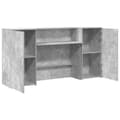 Miniatyrbillede 7 af 11: vidaXL receptionsskranke 200x50x103,5 cm konstrueret træ beton grå