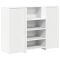 Miniatyrbillede 3 af 11: vidaXL receptionsskranke 135x50x103,5 cm konstrueret træ hvid