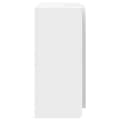 Miniatyrbillede 11 af 11: vidaXL receptionsskranke 135x50x103,5 cm konstrueret træ hvid
