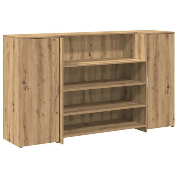 vidaXL receptionsskranke 180x50x103,5 cm konstrueret træ kunsteg