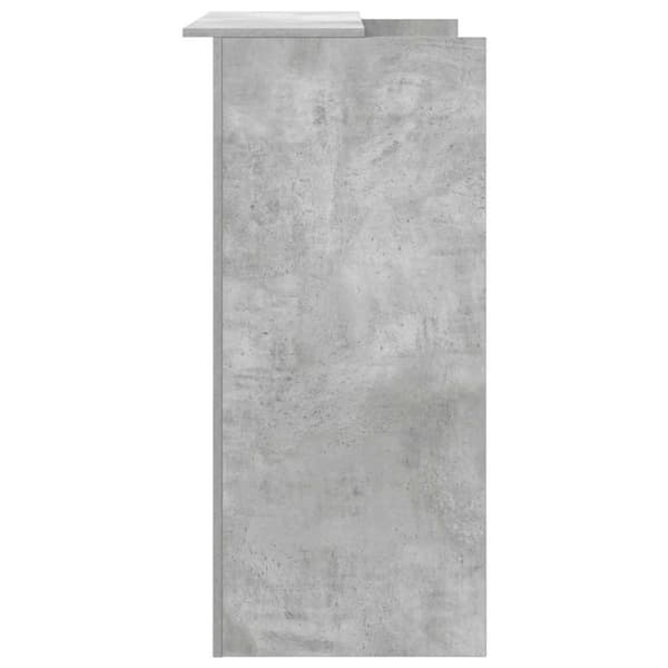 vidaXL receptionsskranke 100x50x103,5 cm konstrueret træ beton grå