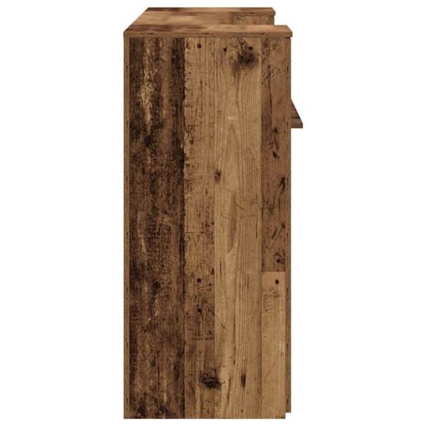 vidaXL receptionsskranke 180x50x103,5 cm konstrueret træ antikt træ