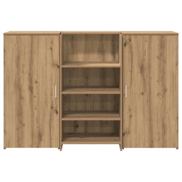 vidaXL receptionsskranke 155x50x103,5 cm konstrueret træ kunsteg