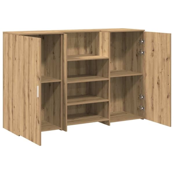 vidaXL receptionsskranke 155x50x103,5 cm konstrueret træ kunsteg