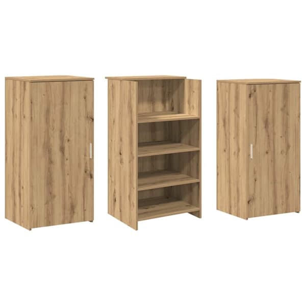 vidaXL receptionsskranke 155x50x103,5 cm konstrueret træ kunsteg