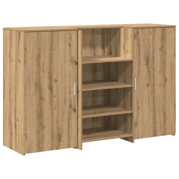 vidaXL receptionsskranke 155x50x103,5 cm konstrueret træ kunsteg
