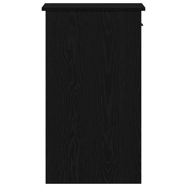 vidaXL Datatårnstativ med skuff svart 35x45x77 cm
