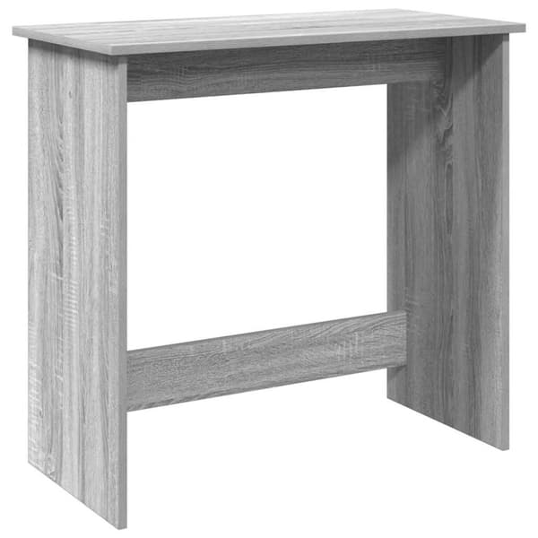 vidaXL Skrivebord grå sonoma 80x40x75 cm konstruert tre