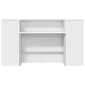 Miniatyrbilde 6 av 11: vidaXL Resepsjonspult hvit 180x50x103,5 cm konstruert tre