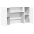 Miniatyrbilde 7 av 11: vidaXL Resepsjonspult hvit 180x50x103,5 cm konstruert tre
