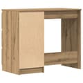 Miniatyrbild 9 av 11: vidaXL Skrivbord artisan ek 90x45x76 cm konstruerat trä
