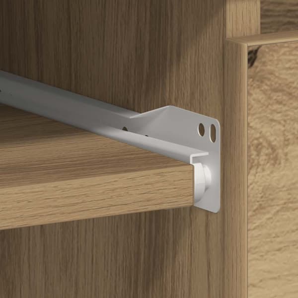 vidaXL Skrivbord artisan ek 90x45x76 cm konstruerat trä