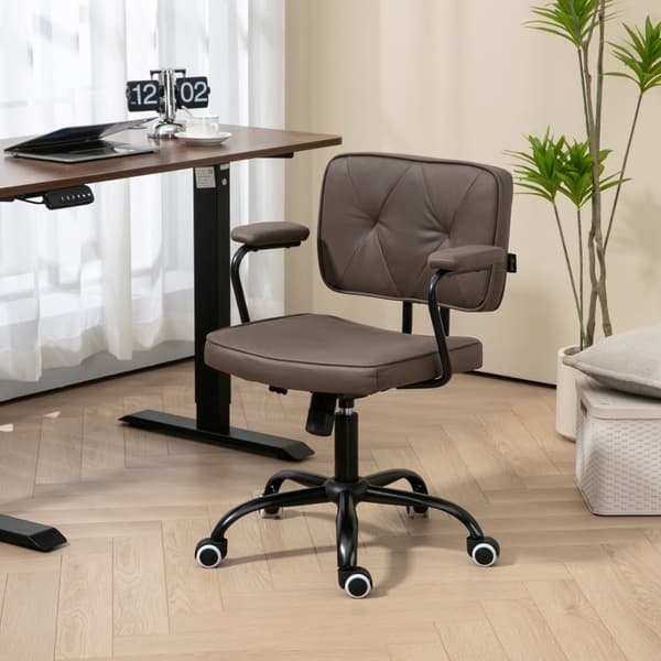 Rootz Elegant Computerstol - Kontorstol - Skrivebordsstol - Ultrakomfort - 61cm x 58cm x 82-91cm