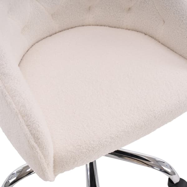 Rootz Teddy Velvet -toimistotuoli - Kääntyvä tuoli - Ergonominen tuoli - Säädettävä mukavuus - 56,48 cm x 52,98 cm x 90,5 cm