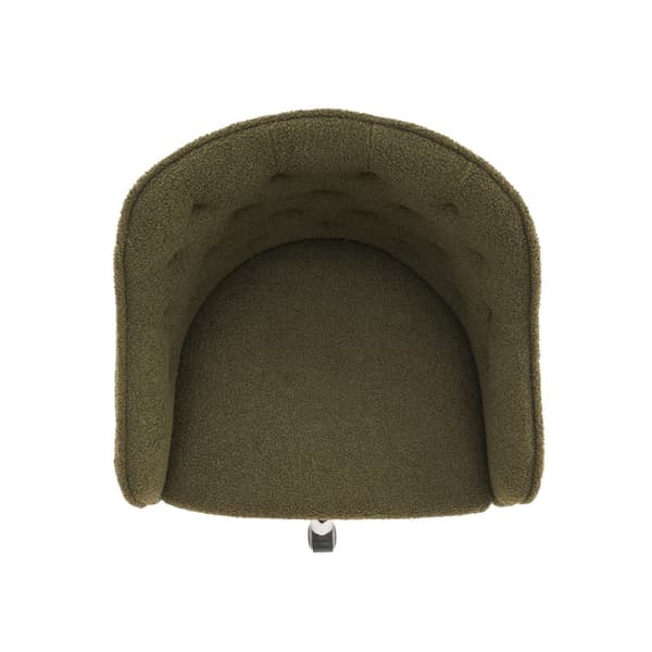 Rootz Teddy Velvet -toimistotuoli - Kääntyvä tuoli - Ergonominen istuin - Äärimmäistä mukavuutta - 56,48 cm x 52,98 cm x 90,5 cm - Säädettävä korkeus