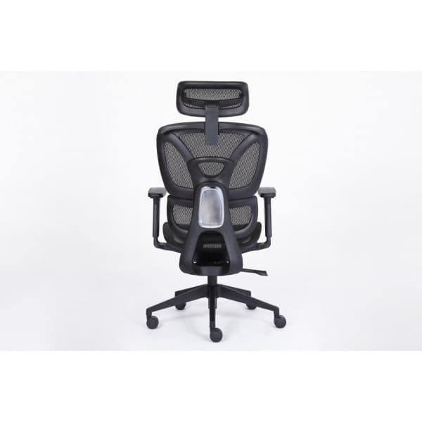 ErgoWork ErgoWide -arbetsstol, svart
