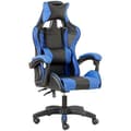 Miniatyrbild 1 av 4: Baroni Home Gaming Stol - Blå - Ergonomisk - Justerbart ryggstöd - Svankstöd