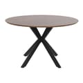 Miniatyrbillede 6 af 6: Spisebord Home ESPRIT Brun Sort Jern Træ MDF 120 x 120 x 75 cm