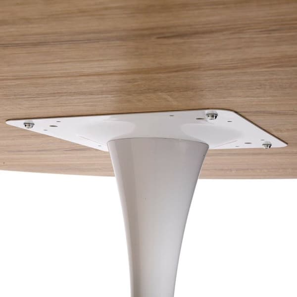 Ruokapöytä Versa Lia Metalli Puu MDF 120 x 73 x 120 cm