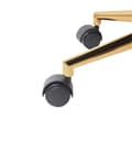 Miniatyrbillede 10 af 11: Kontorstol Mørkegråt fløjl Justerbar højde Drejefunktion Metalben Moderne og glamourøs stil Kontor