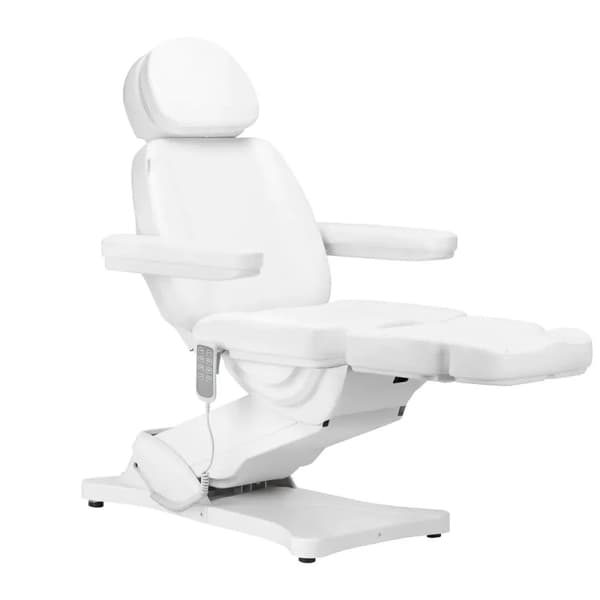 Activeshop Elektrisk kosmetikstol SILLON CLASSIC 4 motorer med vagga vit