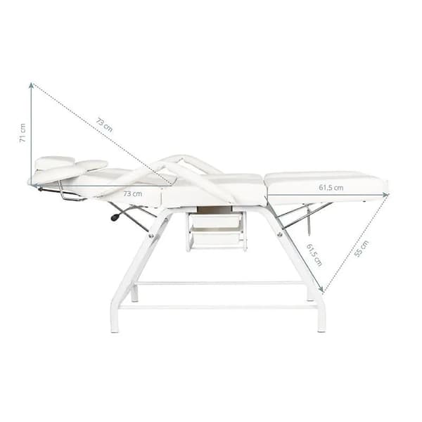 Activeshop Ripsien hoitotuoli IVETTE, harmaa
