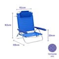 Pikkukuva 2 / 2: Folding Chair Marbueno Sininen 61 x 82 x 68 cm