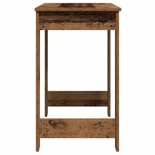 vidaXL skrivebord 100x45x75 cm konstrueret træ antikt træ
