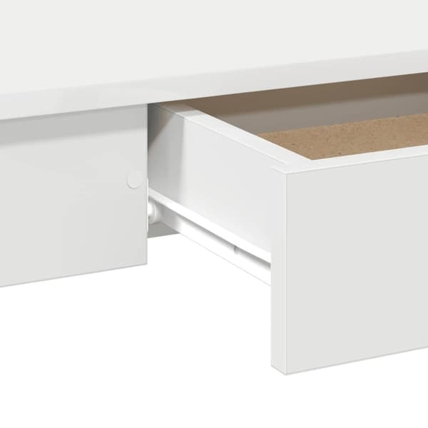 vidaXL Skrivbord vit 100x45x75 cm konstruerat trä