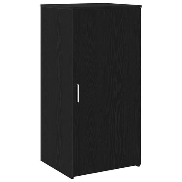 vidaXL Resepsjonspult svart eik 200x50x103,5 cm konstruert tre