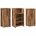 Miniatyrbilde 8 av 11: vidaXL Resepsjonspult gammelt tre 135x50x103,5 cm konstruert tre