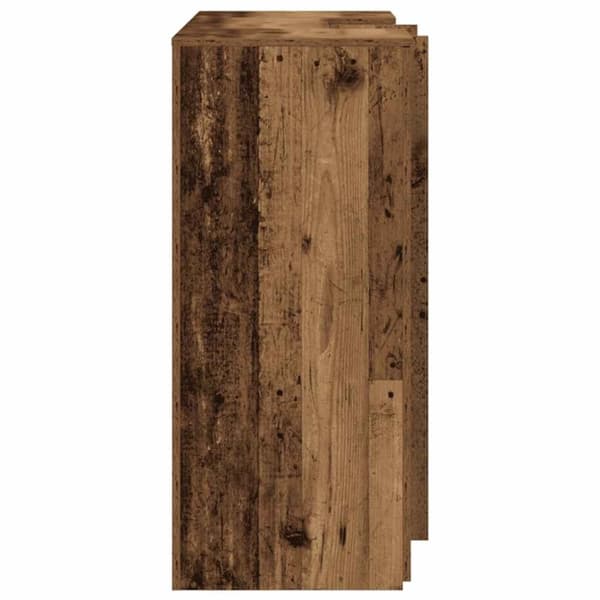 vidaXL Resepsjonspult gammelt tre 135x50x103,5 cm konstruert tre