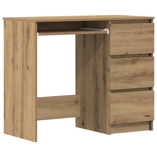 vidaXL Työpöytä artesaani tammi 90x45x76 cm tekninen puu