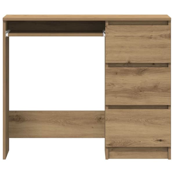 vidaXL Työpöytä artesaani tammi 90x45x76 cm tekninen puu