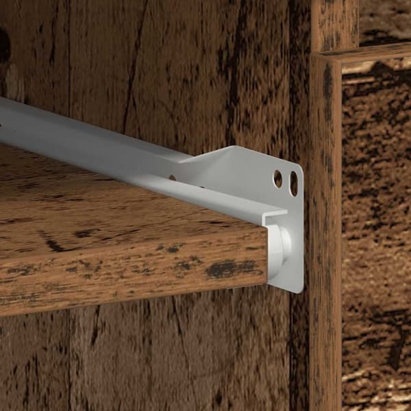 vidaXL skrivebord 90x45x76 cm konstrueret træ gammelt trælook
