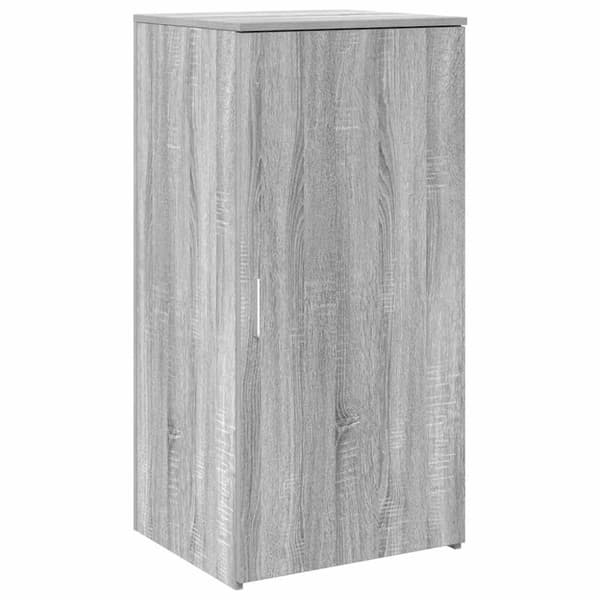 vidaXL Receptionsdisk grå sonoma 155x50x103,5 cm konstruerat trä