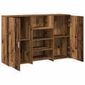 Miniatyrbilde 7 av 11: vidaXL Resepsjonspult gammelt tre 155x50x103,5 cm konstruert tre