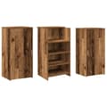 Miniatyrbilde 8 av 11: vidaXL Resepsjonspult gammelt tre 155x50x103,5 cm konstruert tre