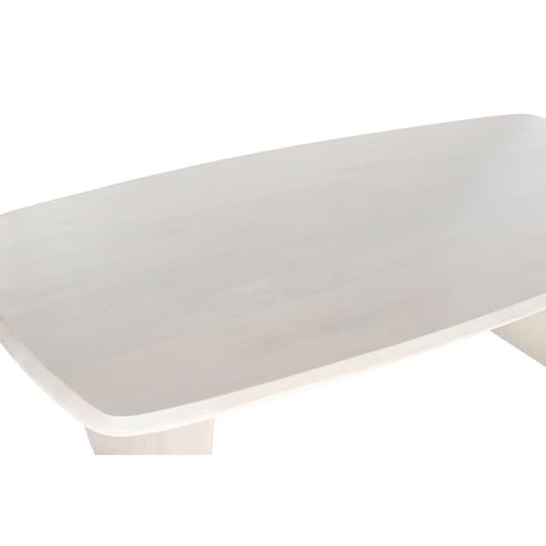 Matsalsbord Home ESPRIT Vit Mangoträ 218 x 100 x 76 cm
