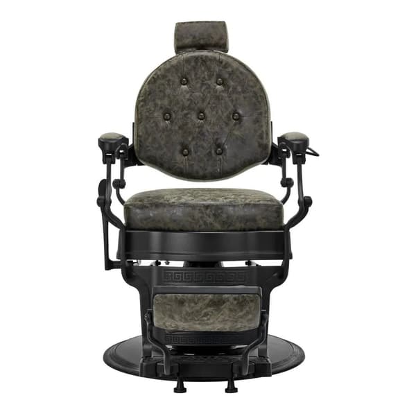 Activeshop Gabbiano barberstol President Old Leather vihreä