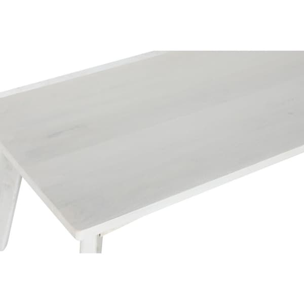 Sofabord Home ESPRIT Hvid Mangotræ 115 x 55 x 45 cm